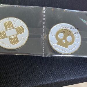 Pokemon CZ2 Gold and White Collectible Coins